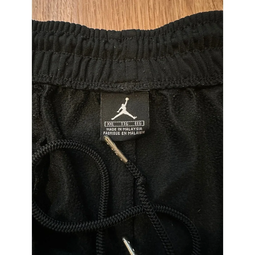 Air Jordan Mens XXL Tracksuit Jacket Pants Set Jumpman Mesh Black Lime Green XXL